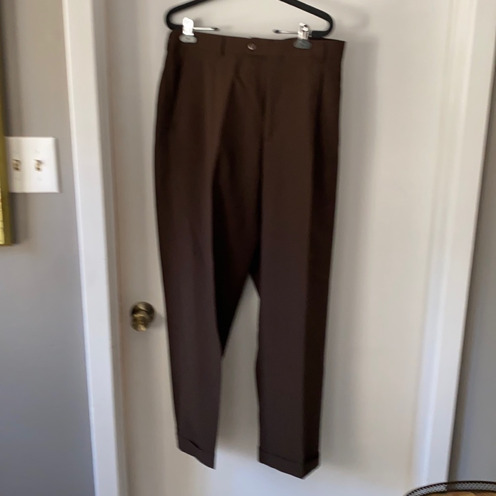 Boccaccio Men’s Brown Slacks. Italian. 38 x 30. Perfect condition